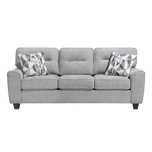 Light Gray Chenille Sofa