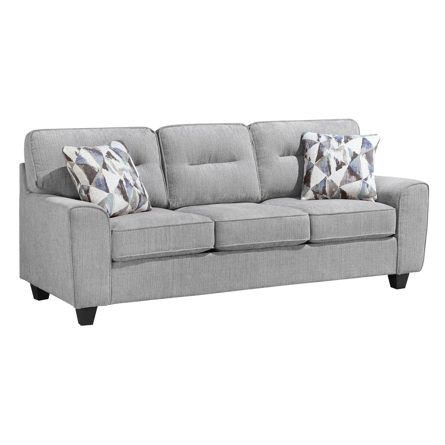 Light Gray Chenille Sofa