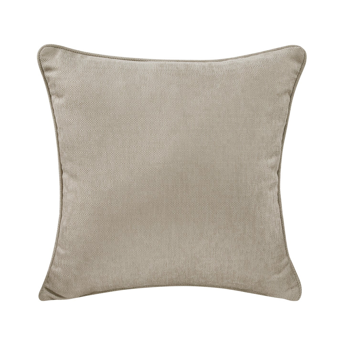 Contemporary Chenille Sofa with Nailhead Trim