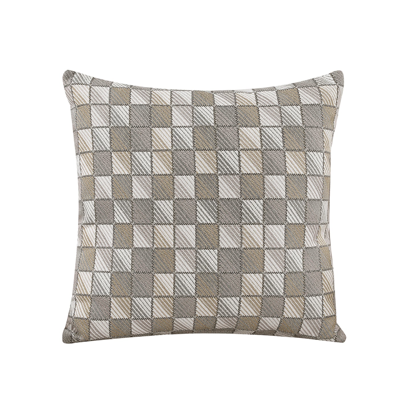 Contemporary Chenille Sofa with Nailhead Trim