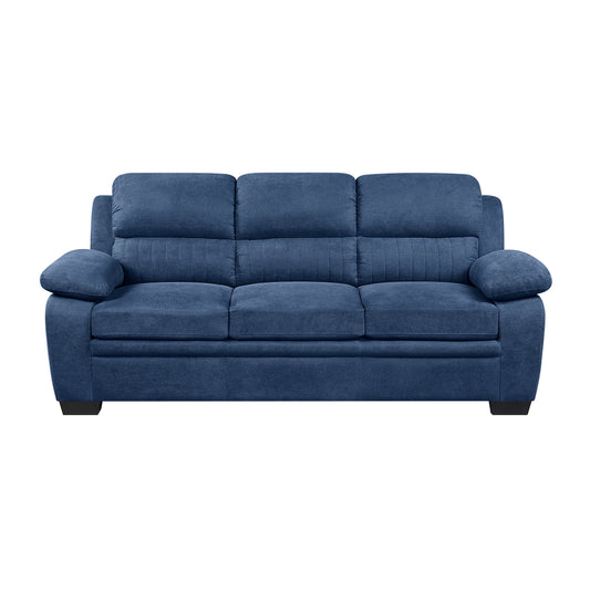 Contemporary Textured Fabric Sofa