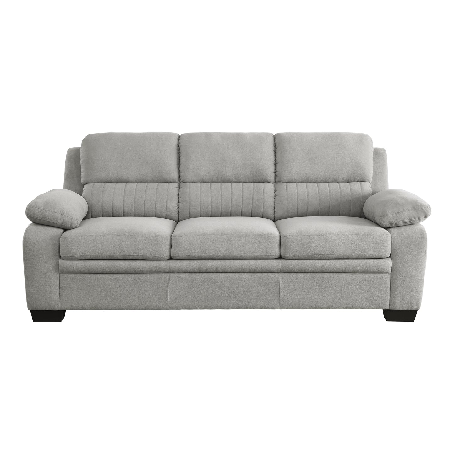 Contemporary Textured Fabric Sofa