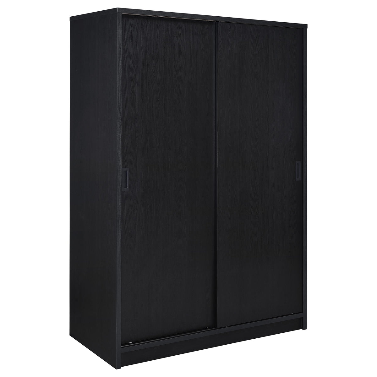 Black 2-Door Sliding Wardrobe