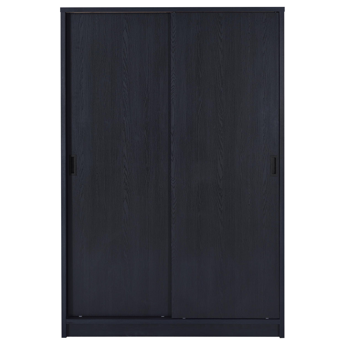 Black 2-Door Sliding Wardrobe