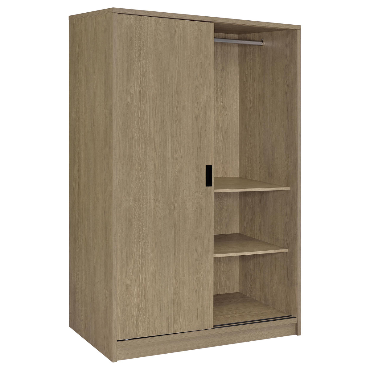 Light Natural 2-Door Sliding Wardrobe