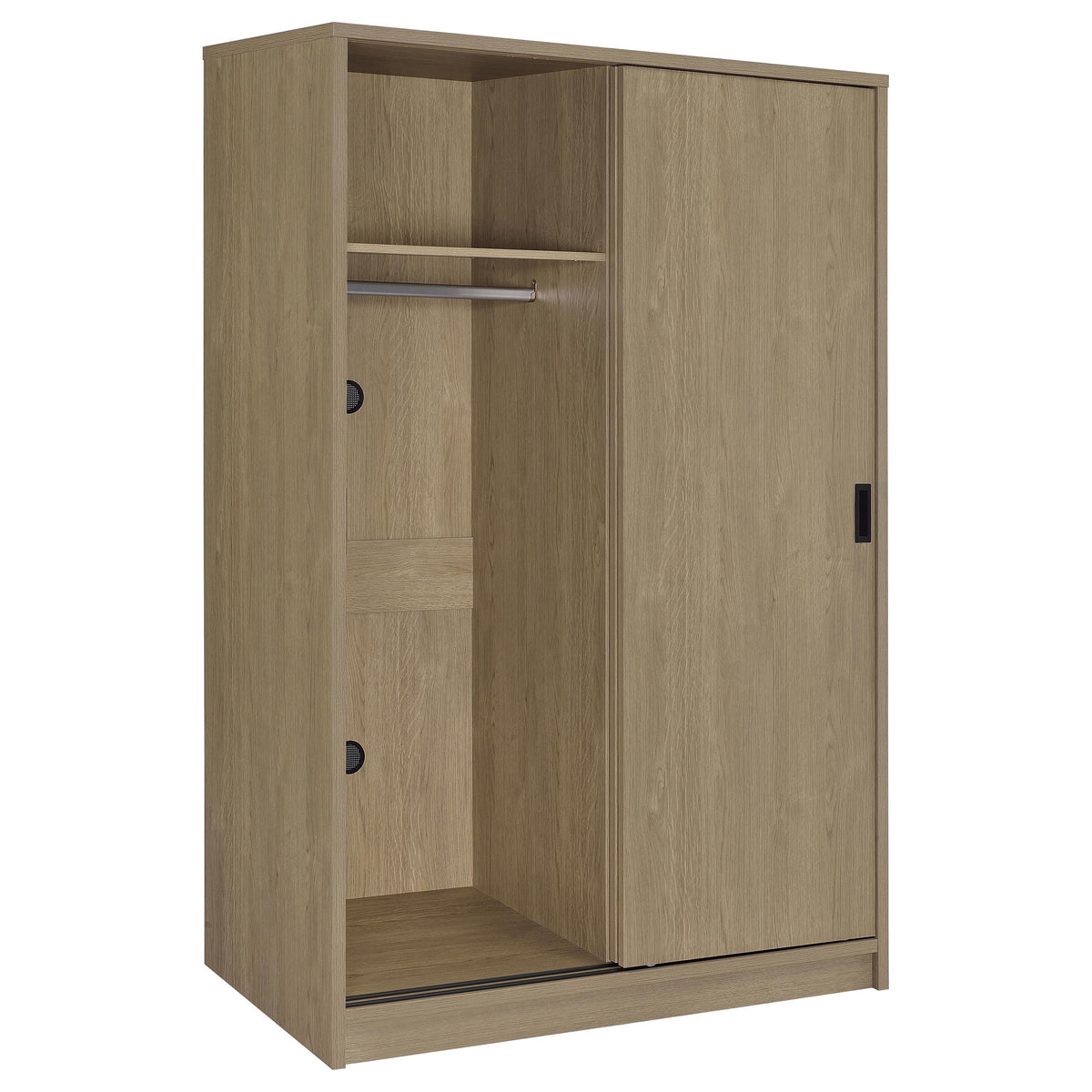 Light Natural 2-Door Sliding Wardrobe