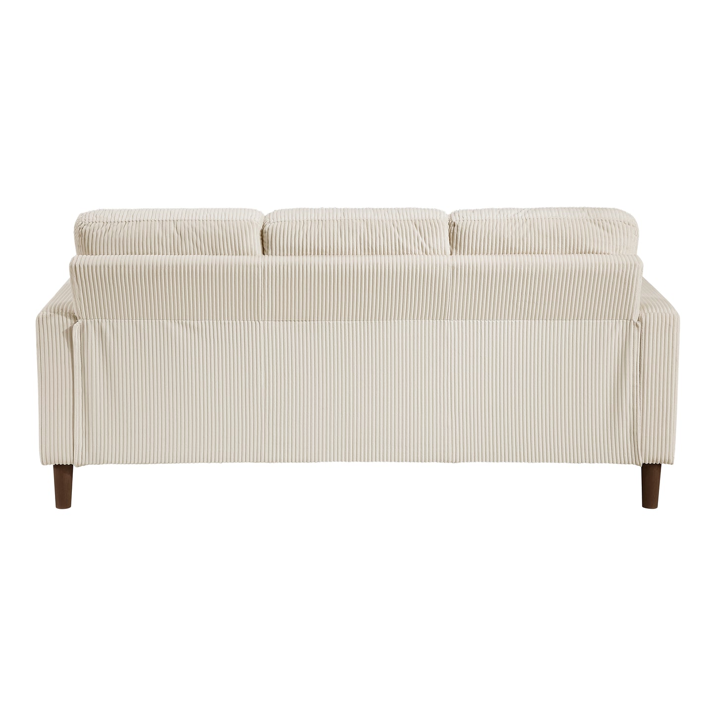 Upholstered Corduroy Contemporary Sofa