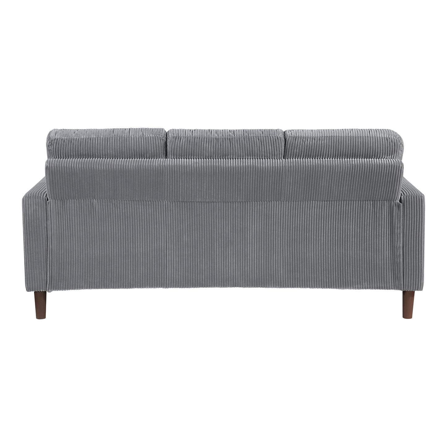 Upholstered Corduroy Contemporary Sofa