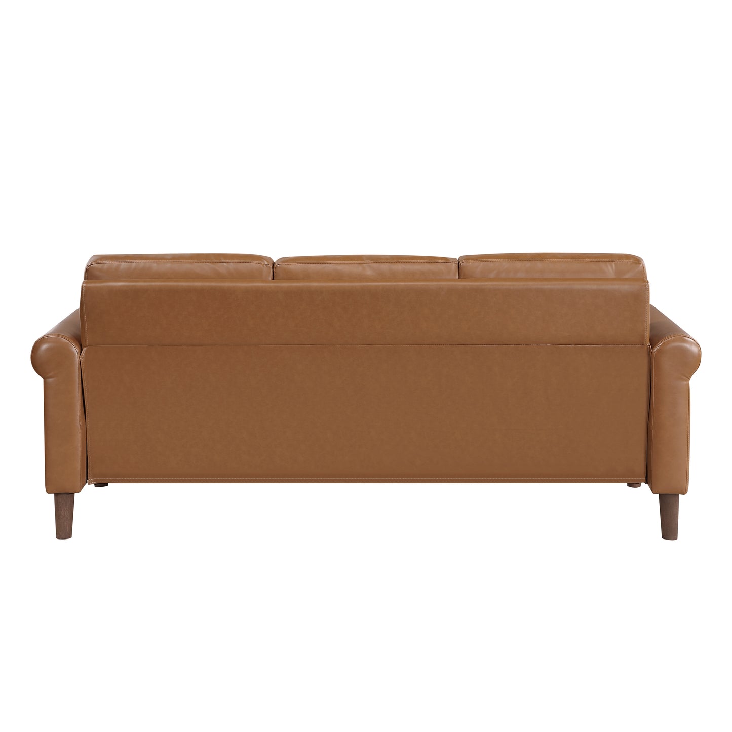 Classic Faux Leather Sofa