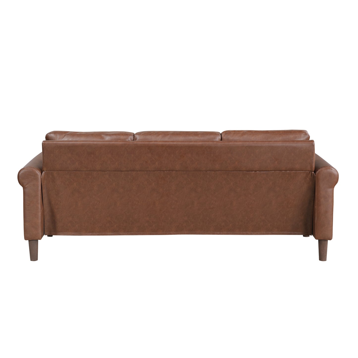 Classic Faux Leather Sofa
