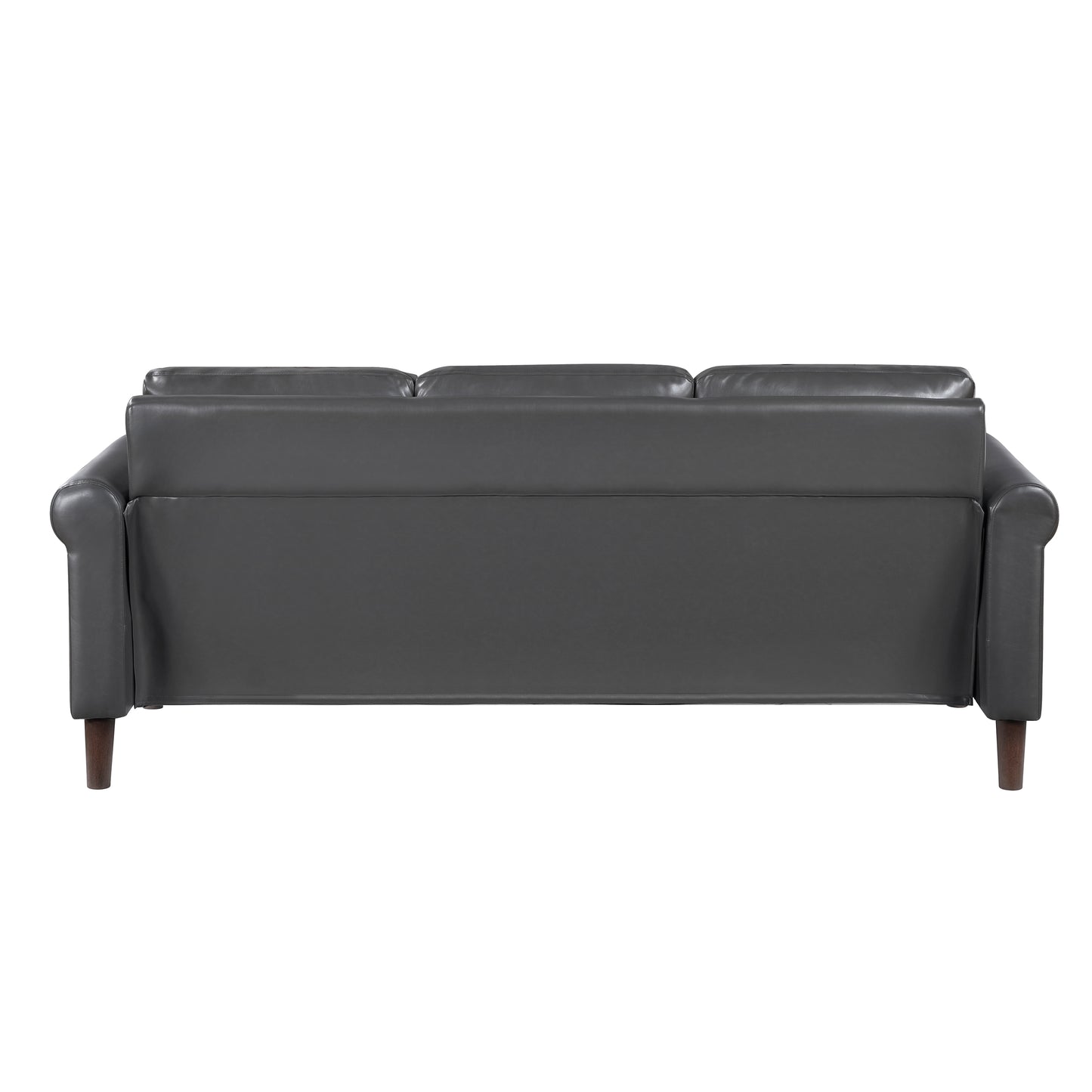 Classic Faux Leather Sofa