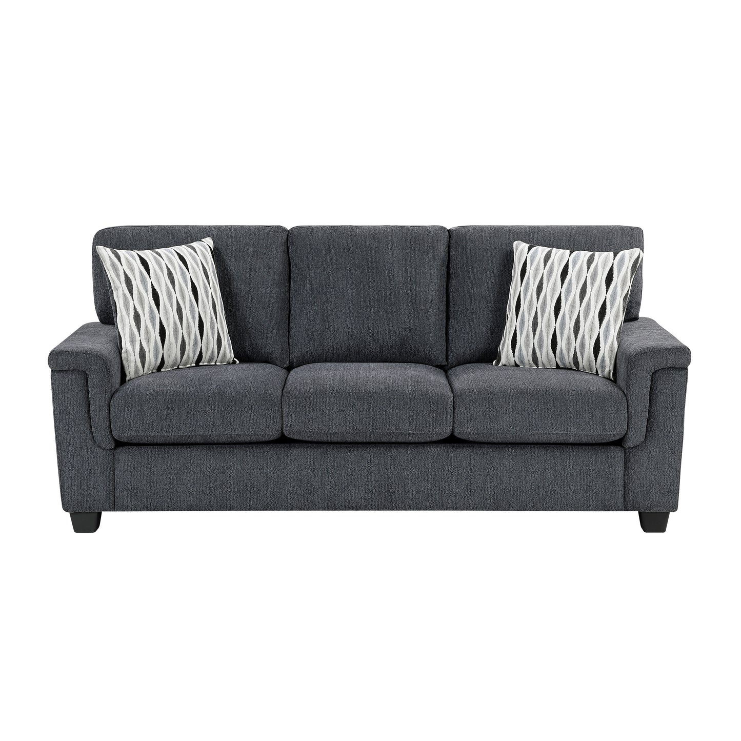 Dark Gray Chenille Sofa