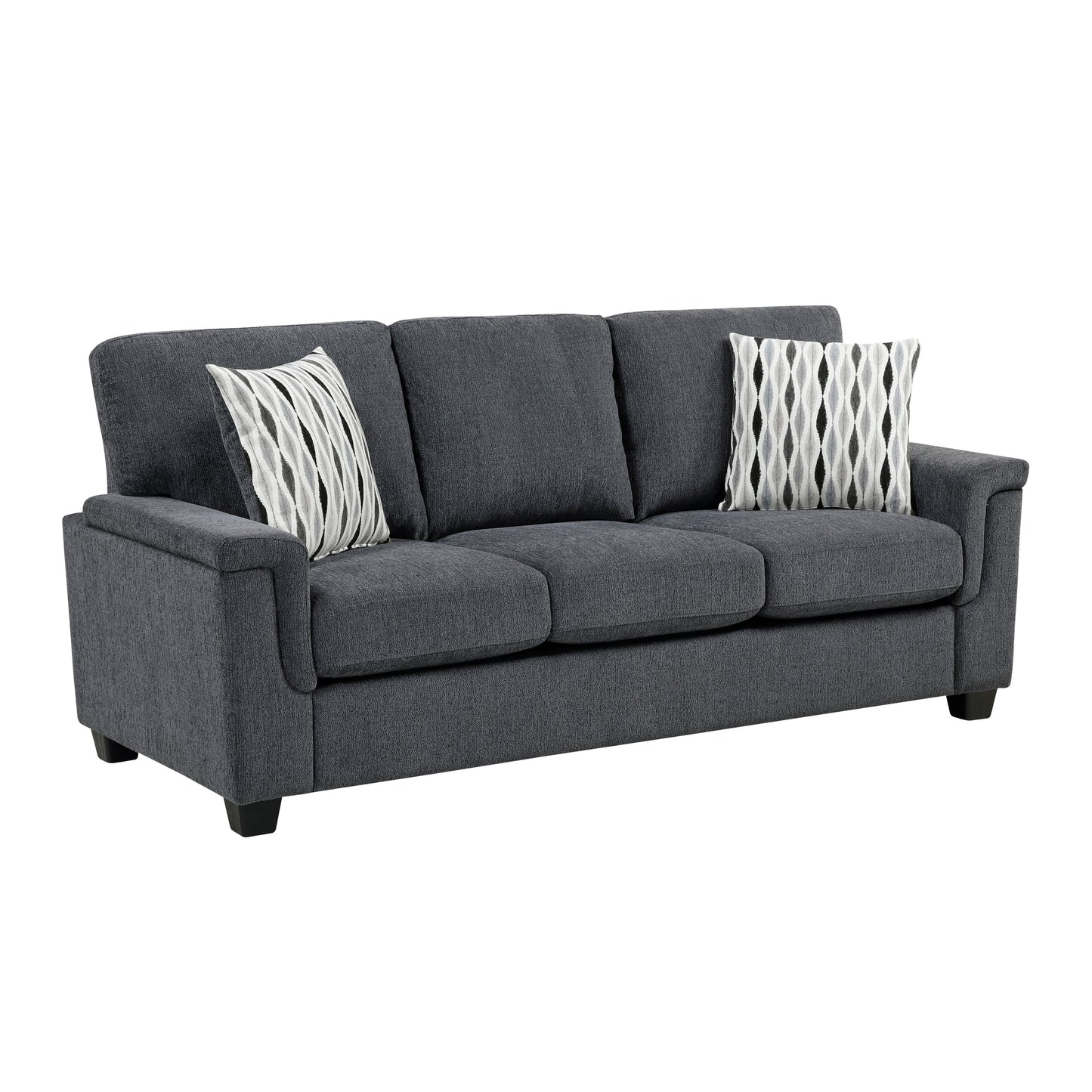 Dark Gray Chenille Sofa