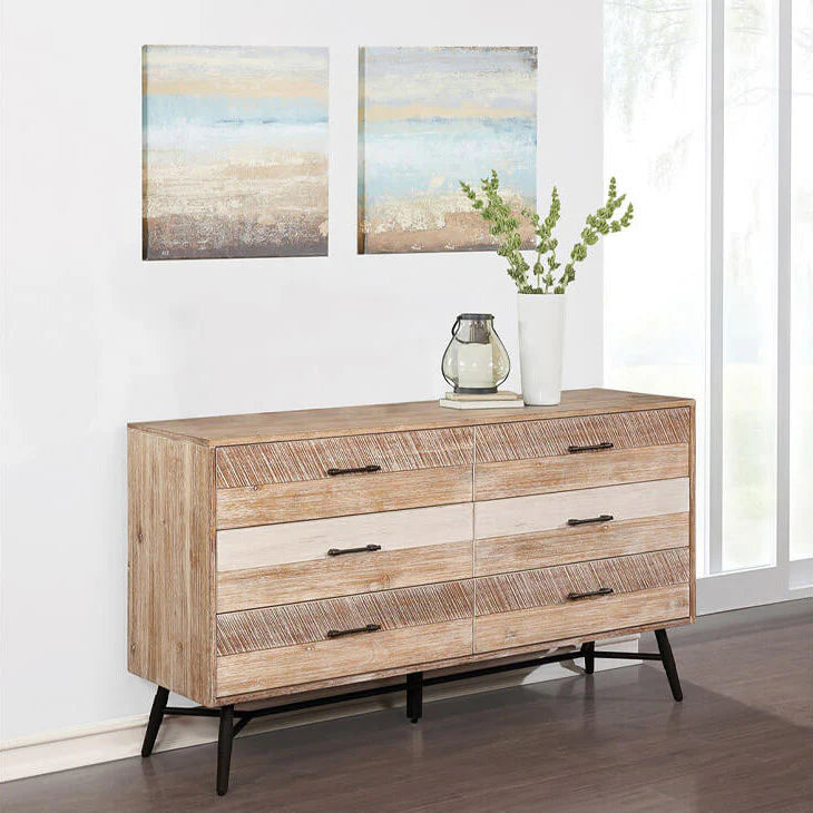 Dresser Multi-Colored Rustic