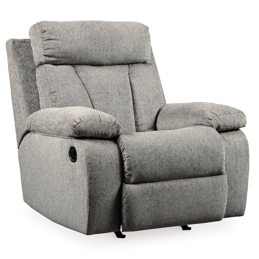 Grey Rocker Recliner Chair
