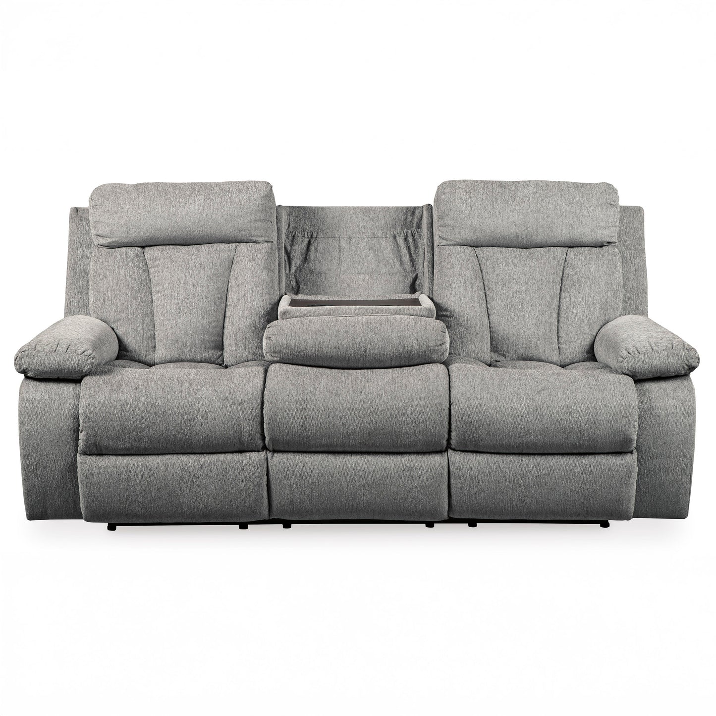 Modern Gray Recliner Sofa