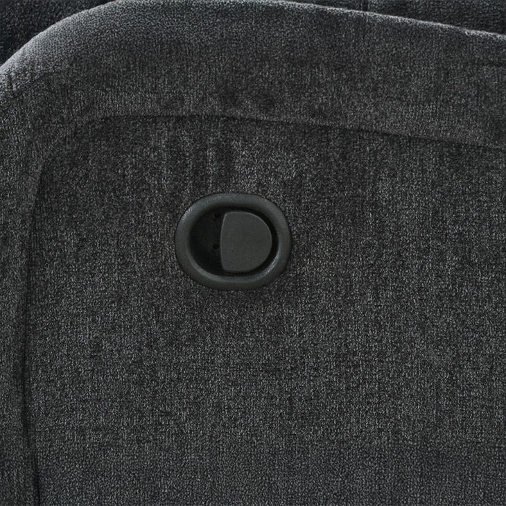 Casual Dark Grey Chenille Recliner Sofa