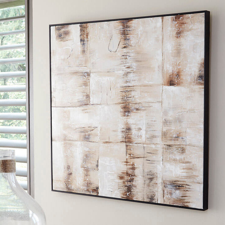 Modern Tan & Brown Wall Art
