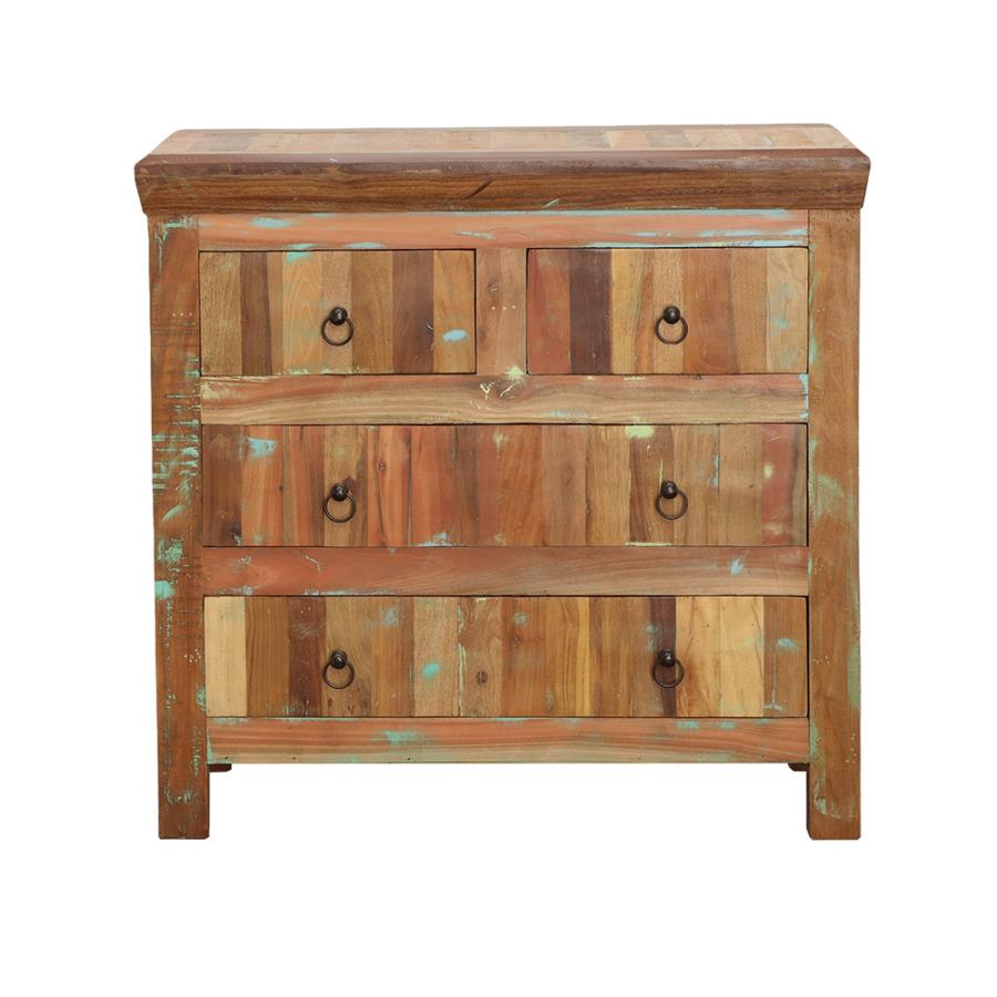 Rustic Reclaimed Wood Accent Cabinet
