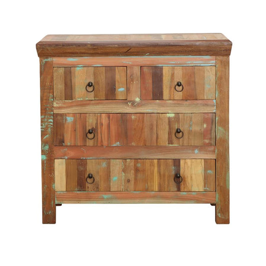 Rustic Reclaimed Wood Accent Cabinet