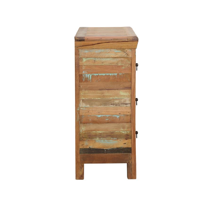 Rustic Reclaimed Wood Accent Cabinet