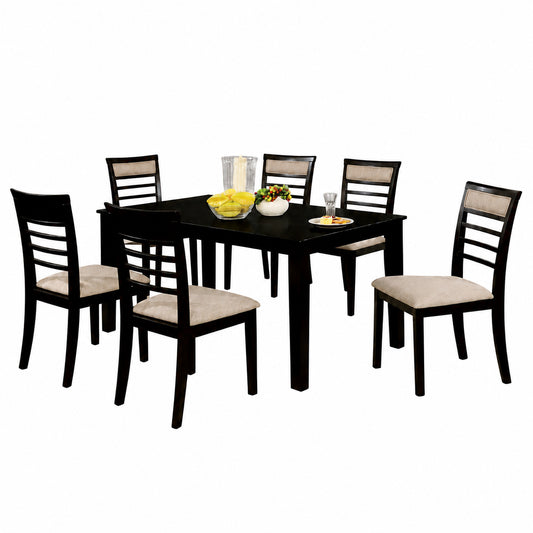 7-Piece Espresso Dining Set