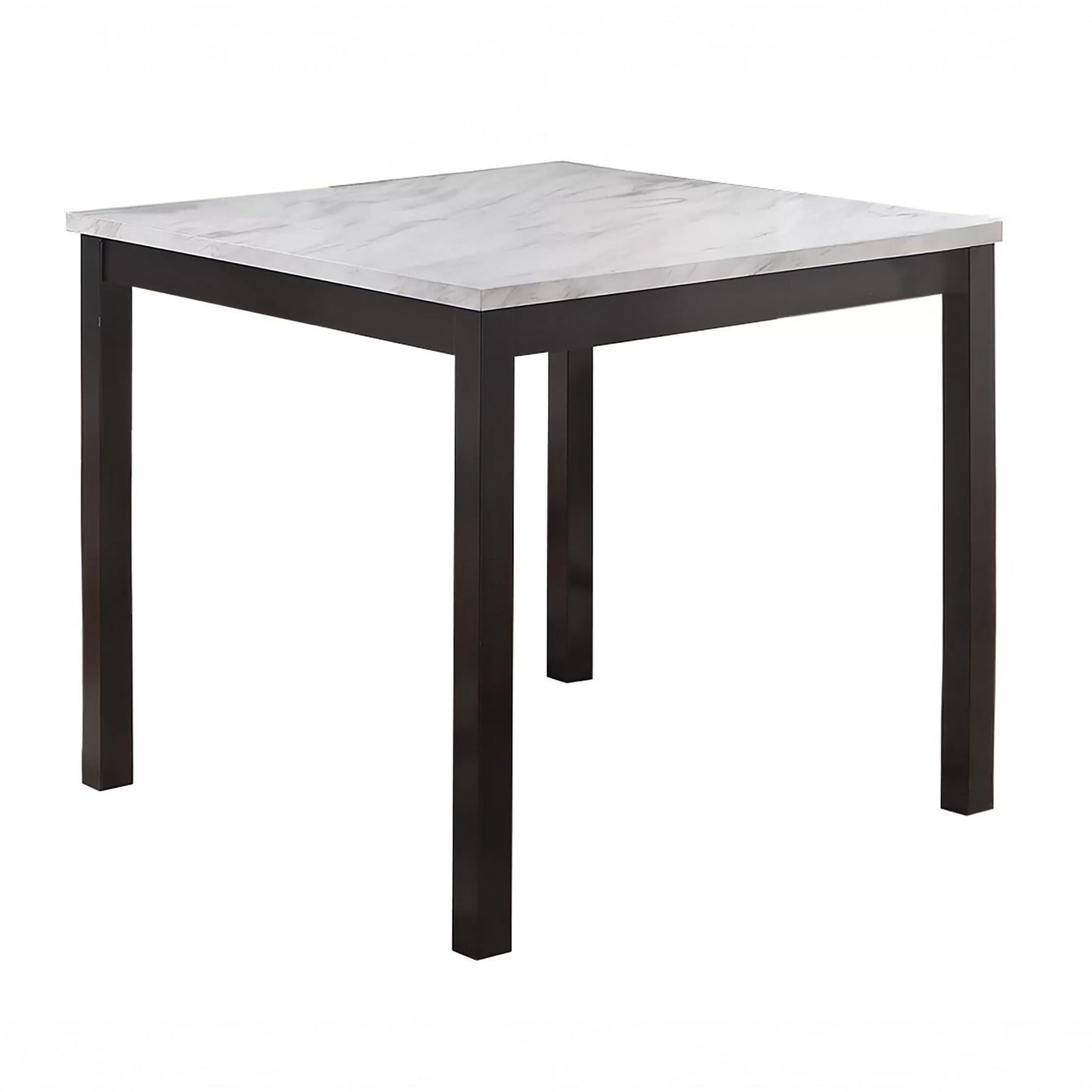 Counter Height Dining Set With Faux Marble Top