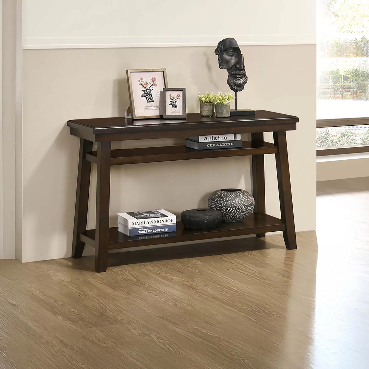 Espresso Finish Console Table