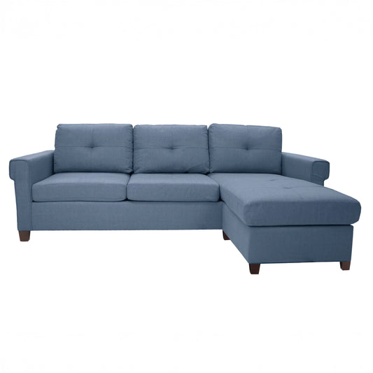 Blue Chaise Sectional Sofa