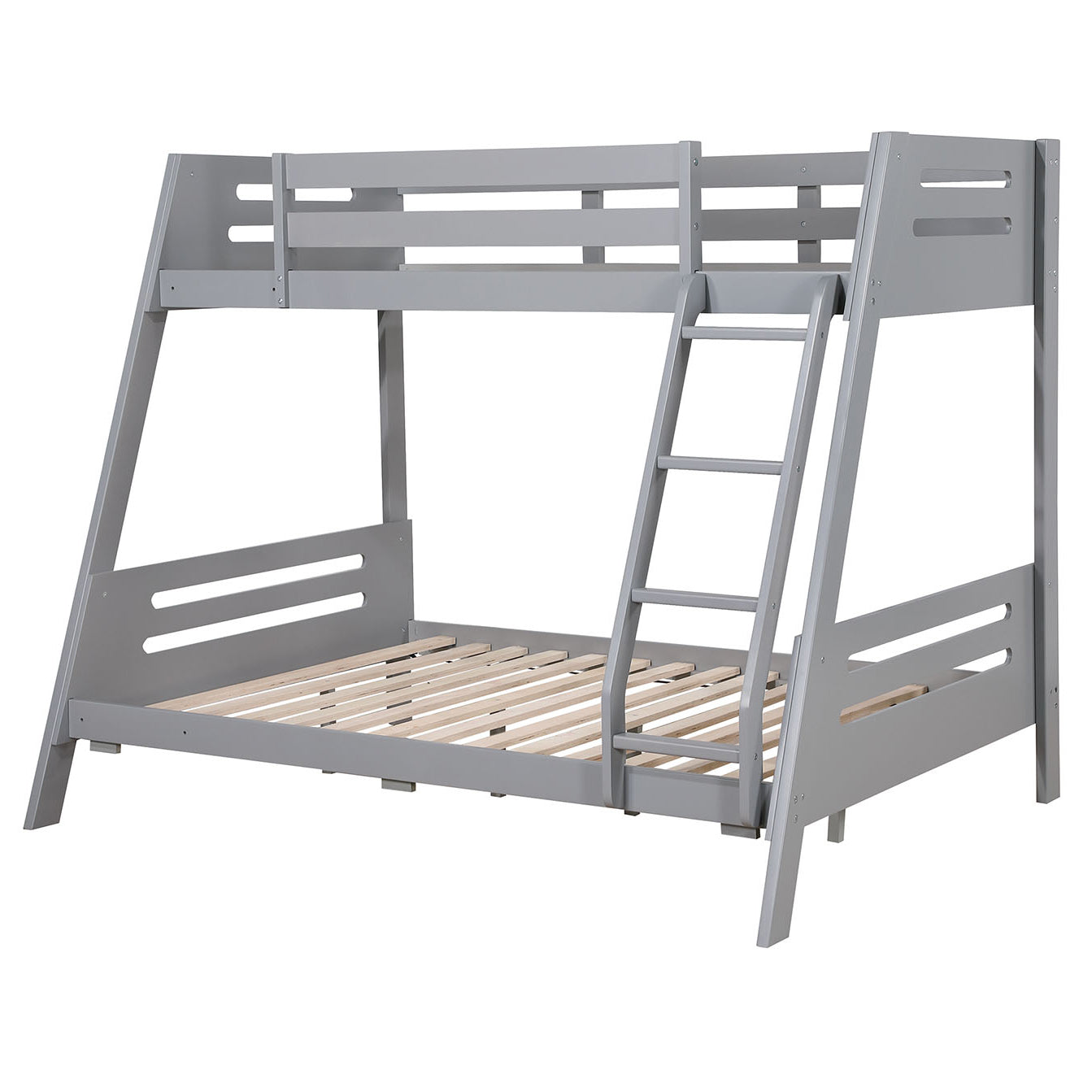 Twin Over Full Bunk Bed with Storage Drawers