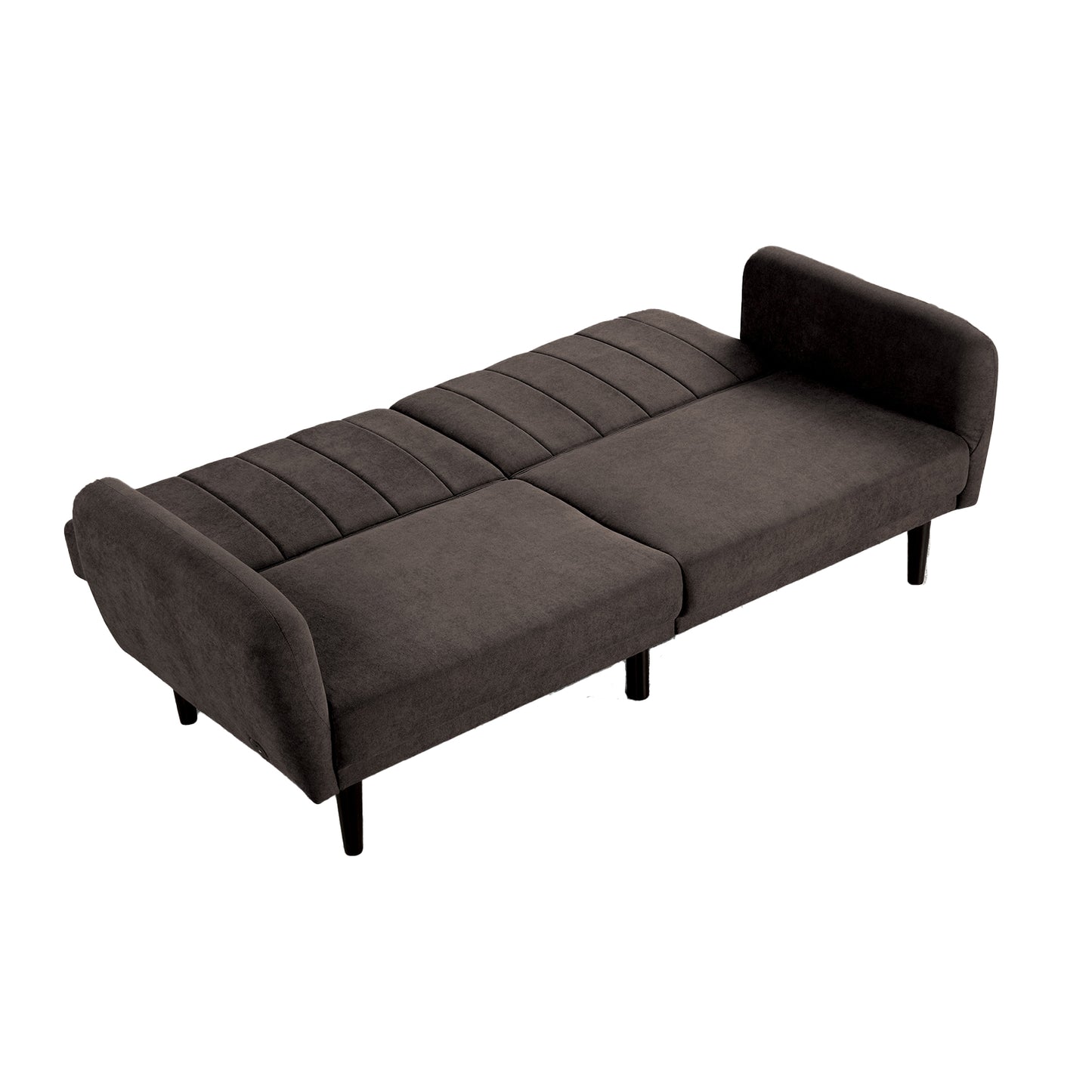 Modern Convertible Futon Sofa with USB Charging Ports