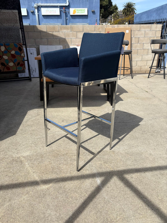 Blue Bar Stool