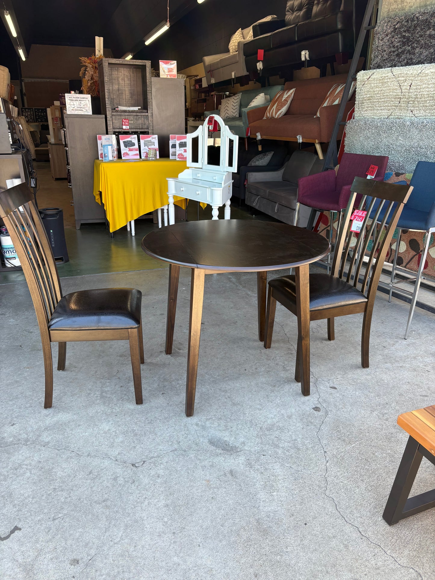 Drop Leaf 3PC Dining Set