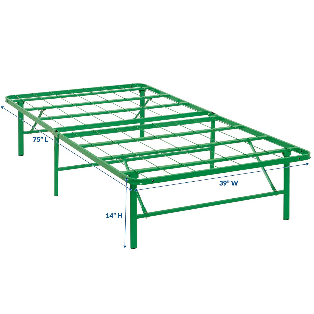 Heavy Duty Stainless Steel Foldable Platform Bed Frame