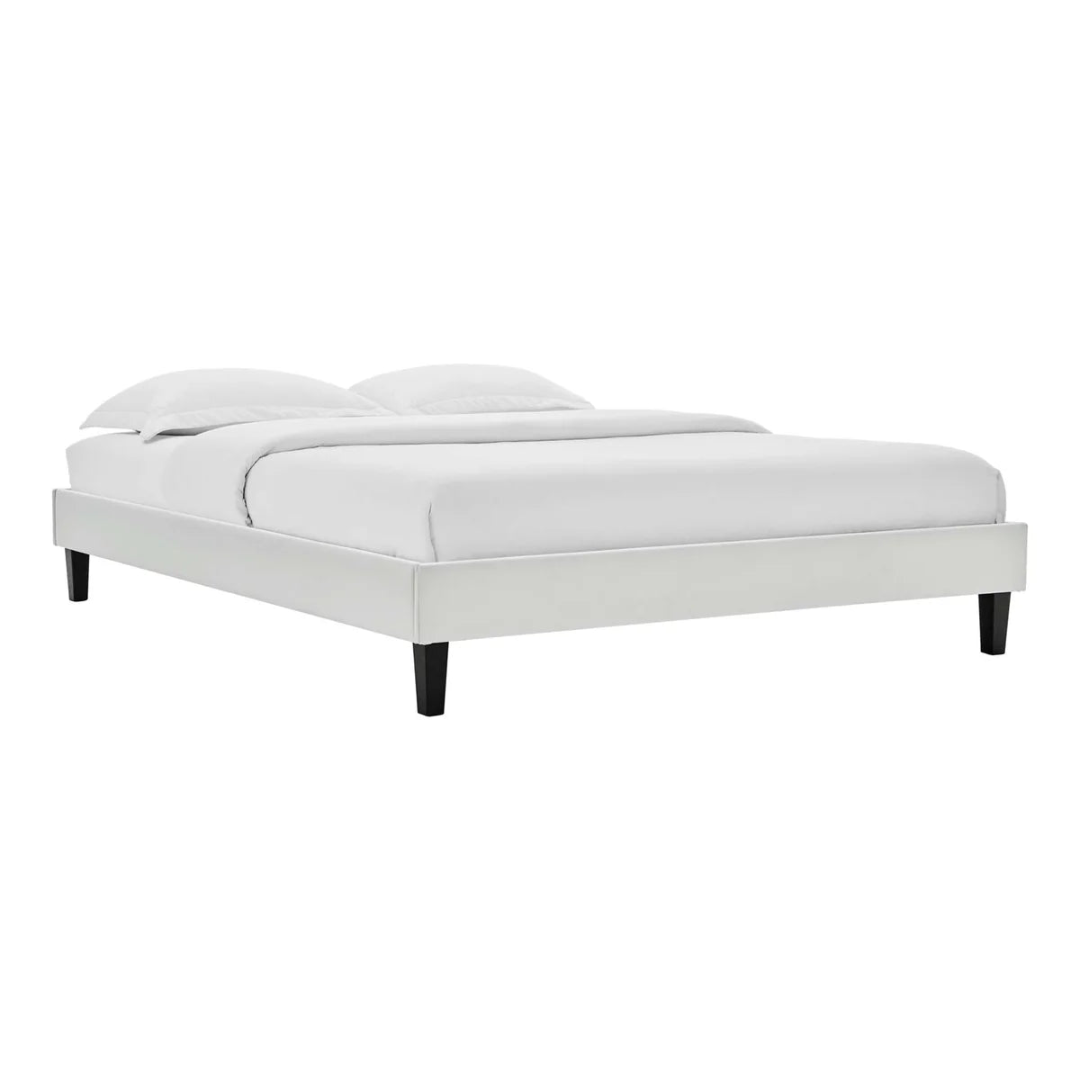 Performance Velvet Platform Bed Frame