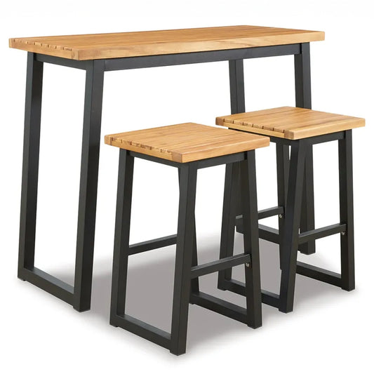Outdoor 3-Piece Counter Height Dining Set