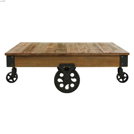 Industrial Rustic Poplar Coffee Table